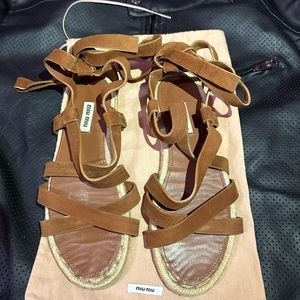 Miu miu gladiator sandals